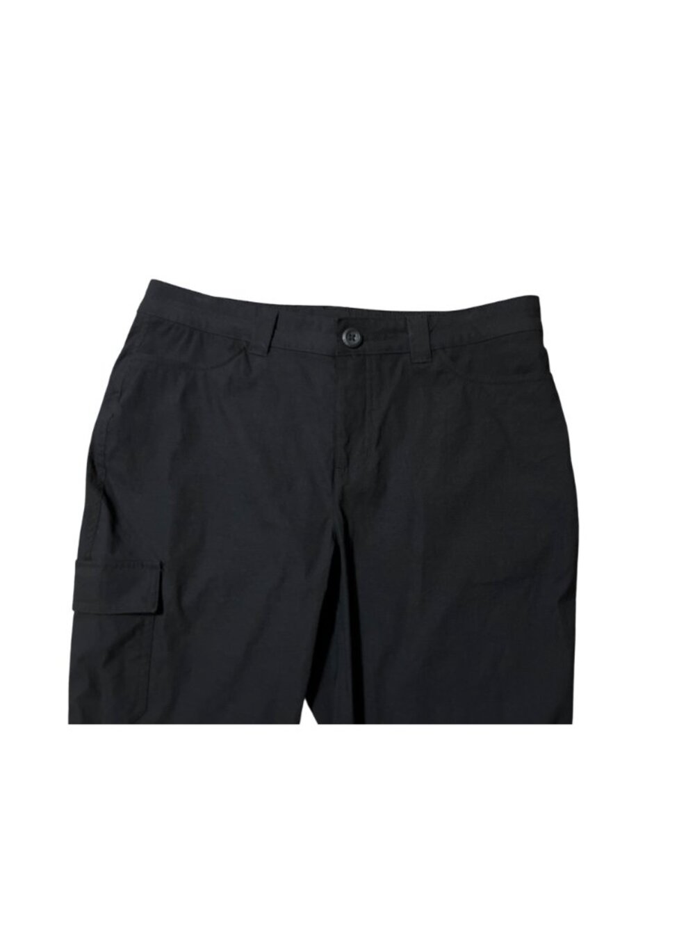 Eddie Bauer Womens 8 Black Cargo Capri Pants Outdoor Hiking Casual Stretch - Picture 5 of 15